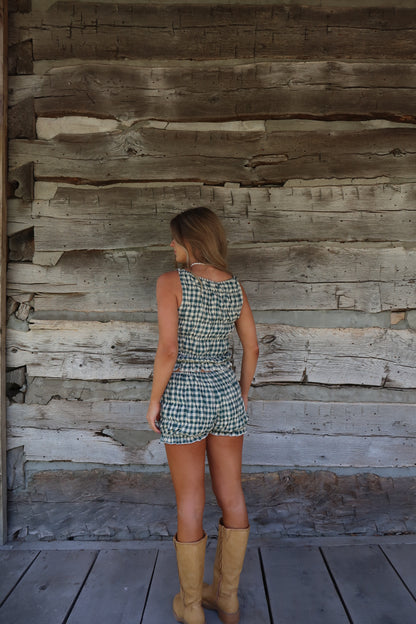 Forest Pippa Plaid Set