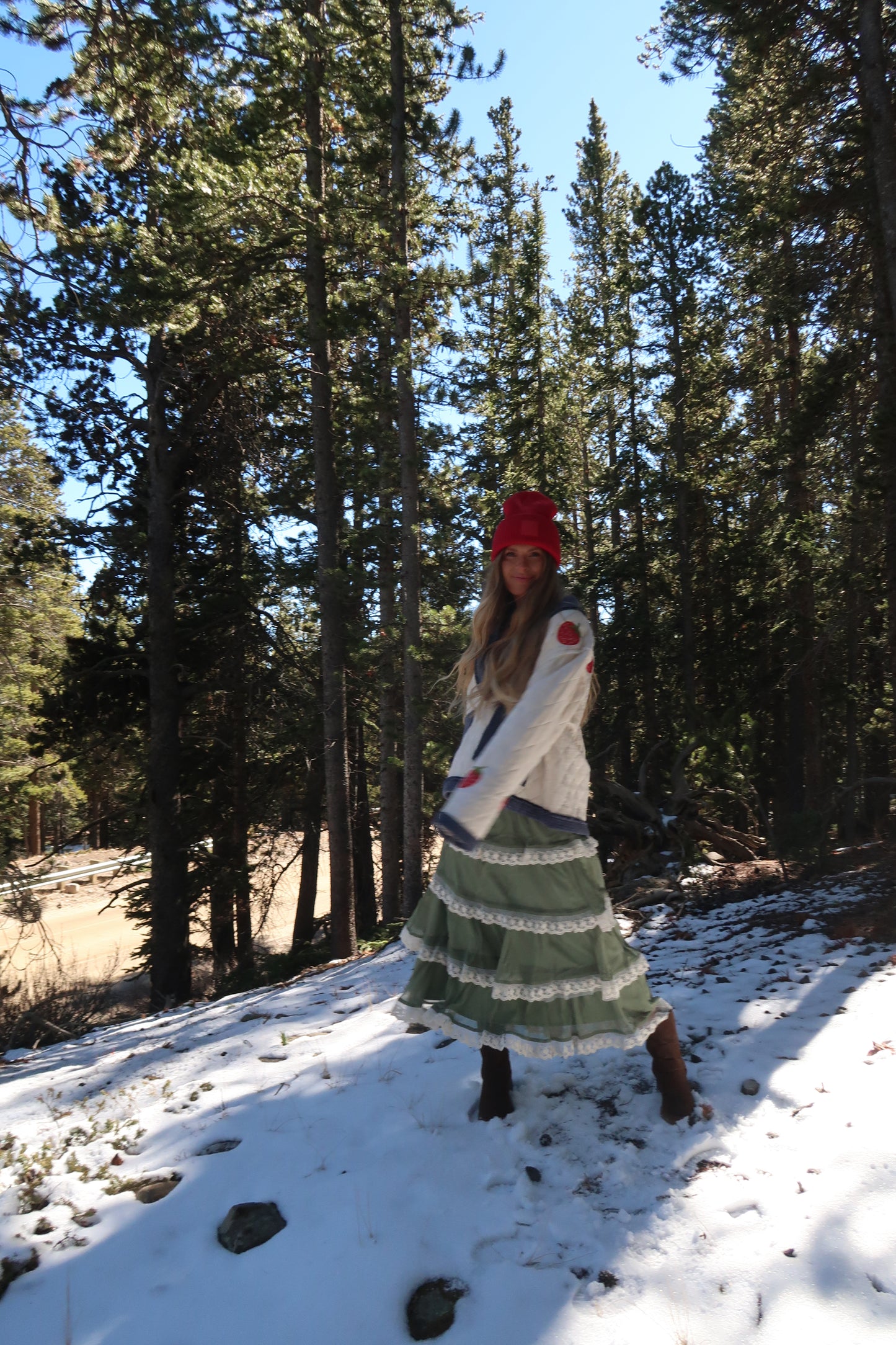 Holiday Lace Maxi Skirt