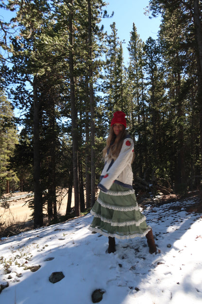 Holiday Lace Maxi Skirt
