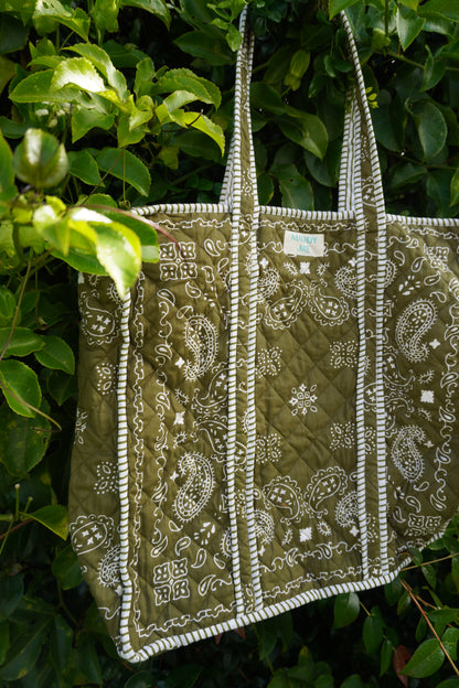 Reef Bandana Quilted Dote Bag