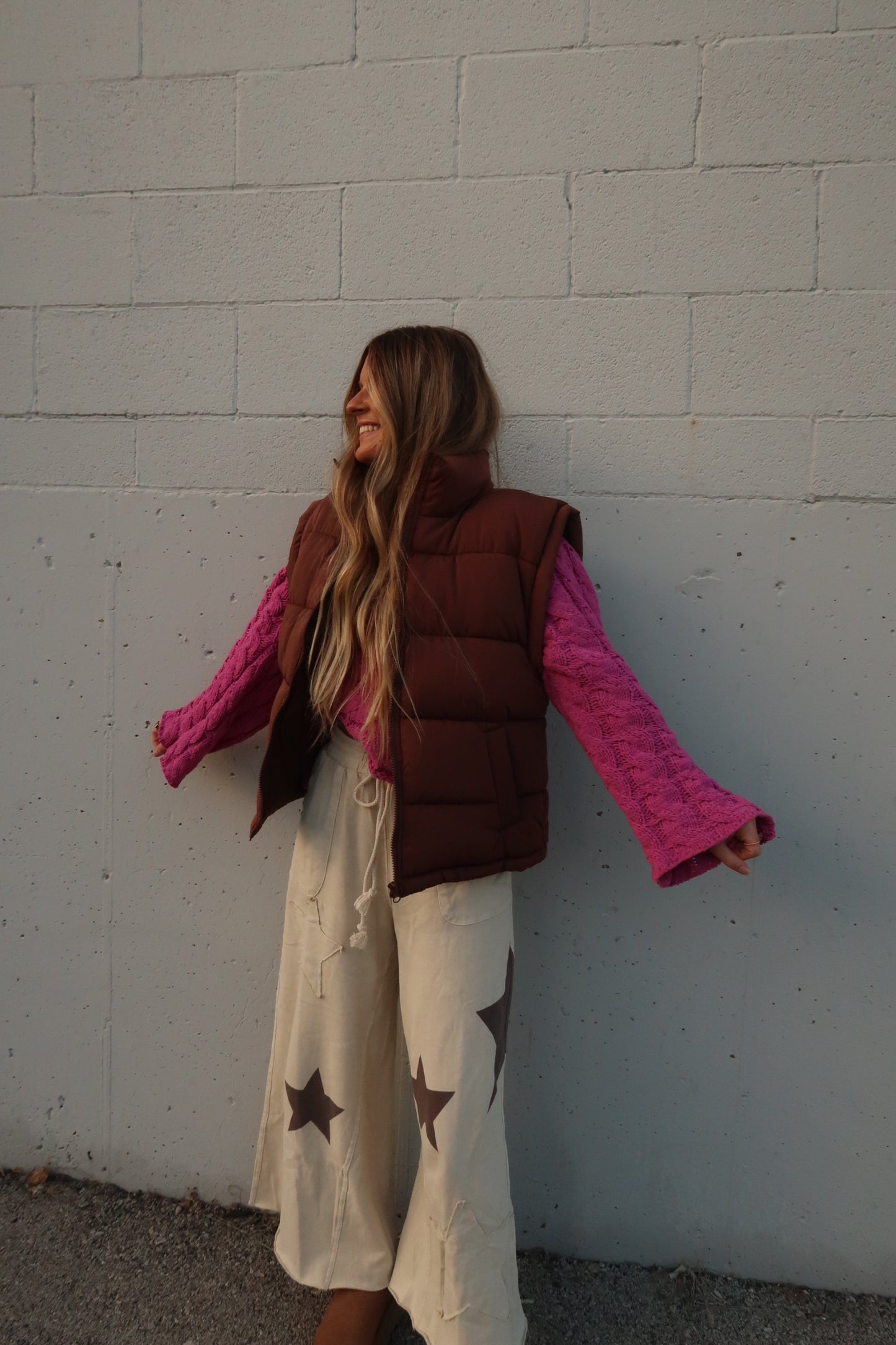 Brownie Oversized Puffer Vest