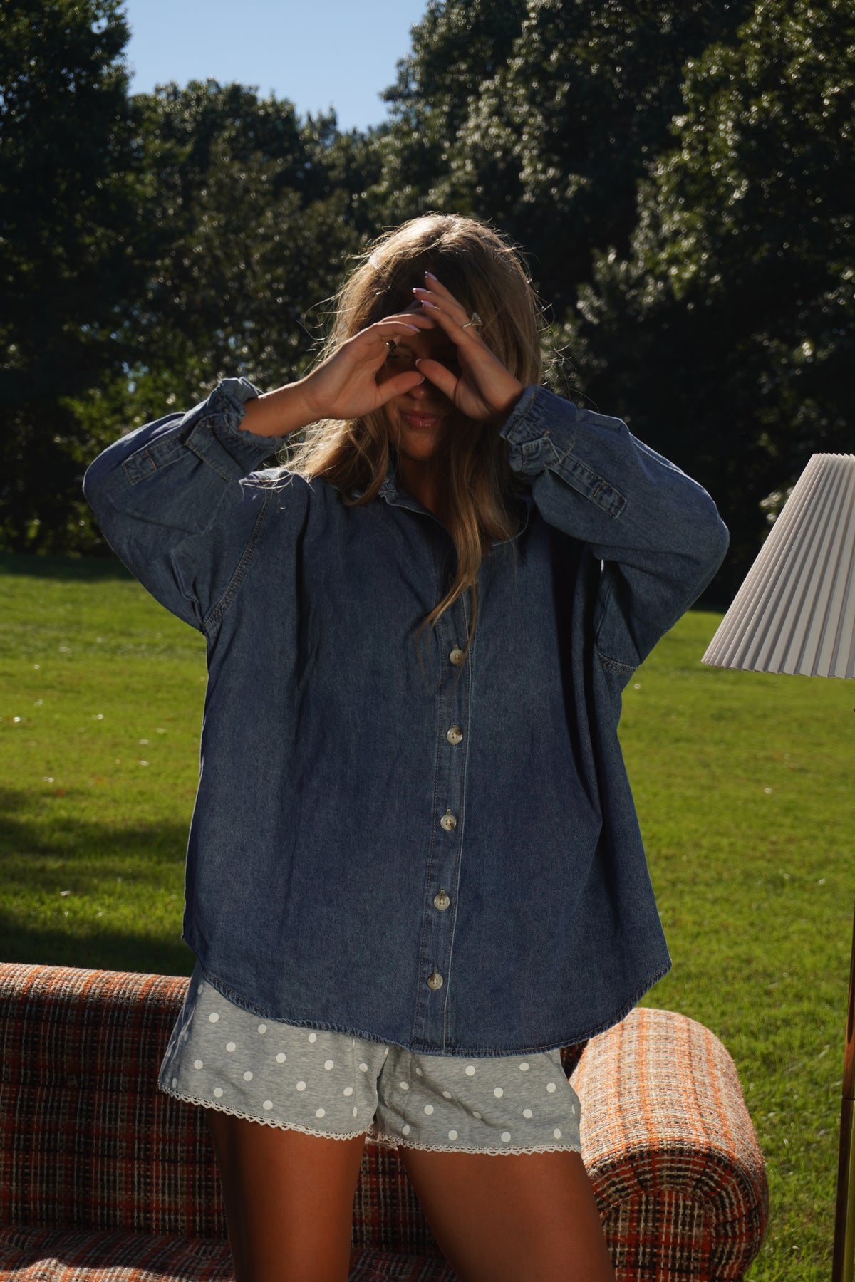 Geller Denim Top