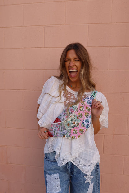 Poppy Quilted Bumbag