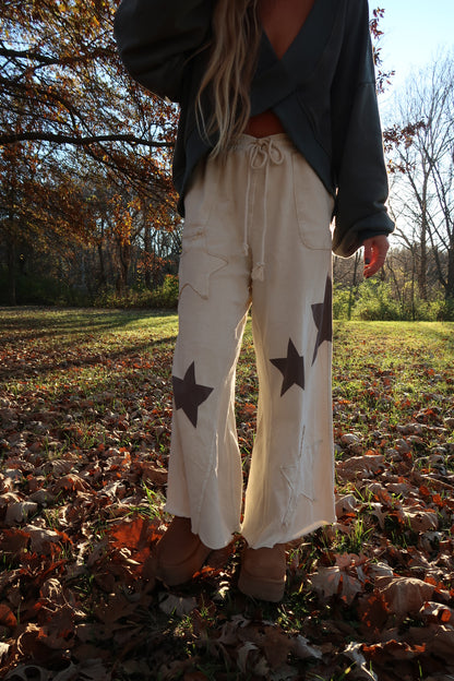 Cream of Stars Crop Pant