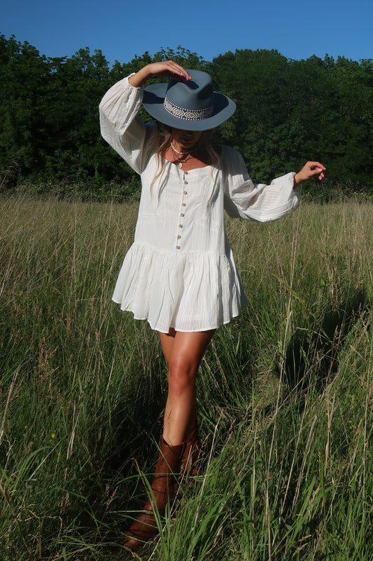 White Seabreeze Romper