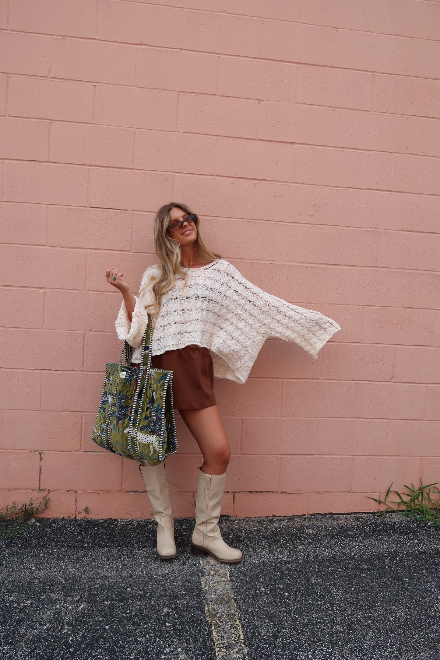 Bindi Velvet Quilted Tote Bag