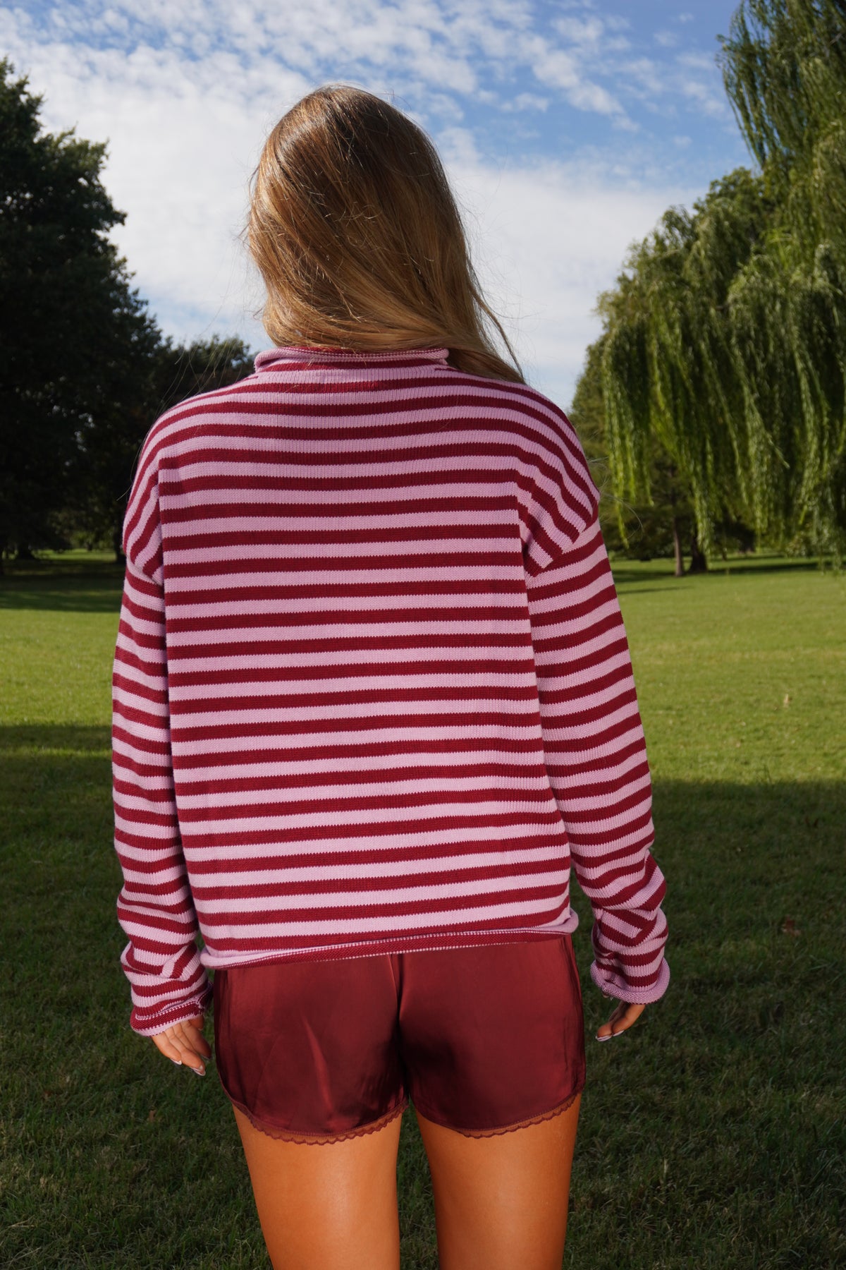 Berry Buffay Roll Neck Cardigan