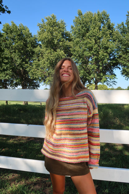 Harvest Haze Stripe Sweater