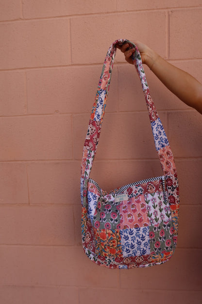 Birdie Quilted Hobo Bag