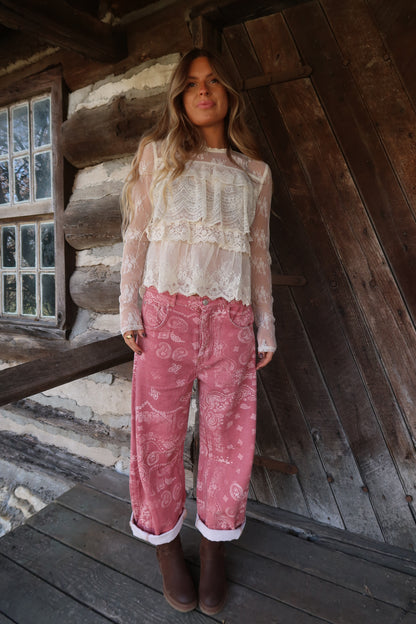 Sienna Ranger Bandana Barrel Jeans