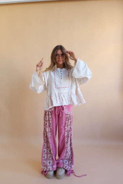 Oh Darling Knit Patch Pants