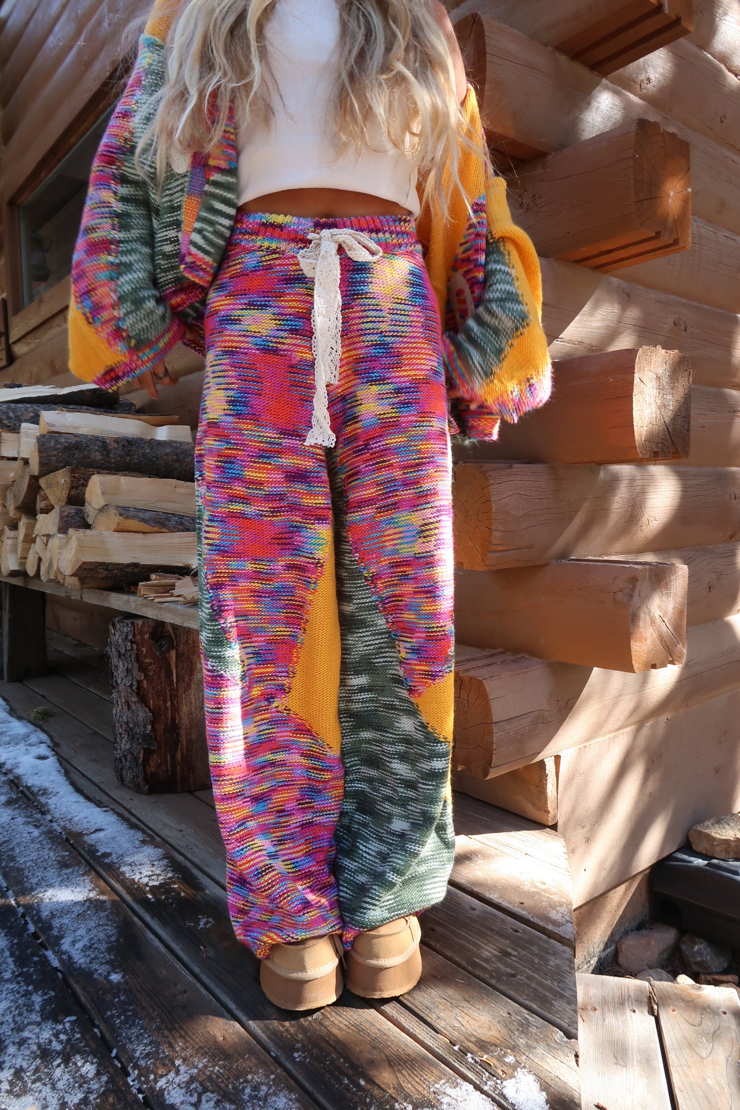 Cabin Glow Sweater Pants