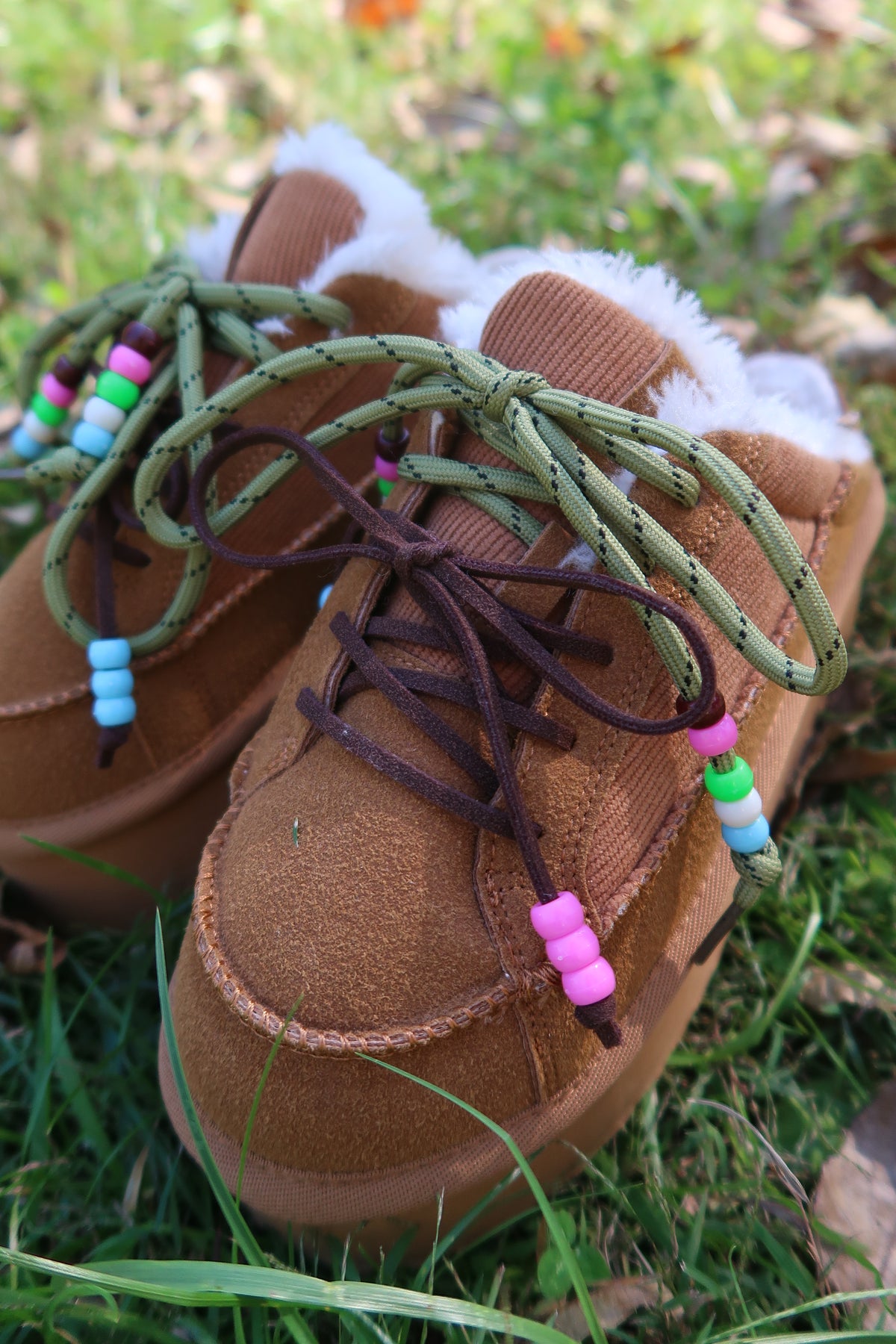 Maple Olive Paracord Platform Mule