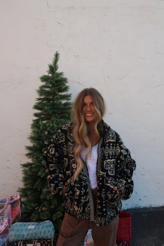 Boho Baby Zip Sherpa