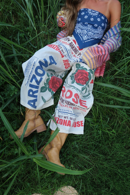 Rose Vintage Wide Leg Pants