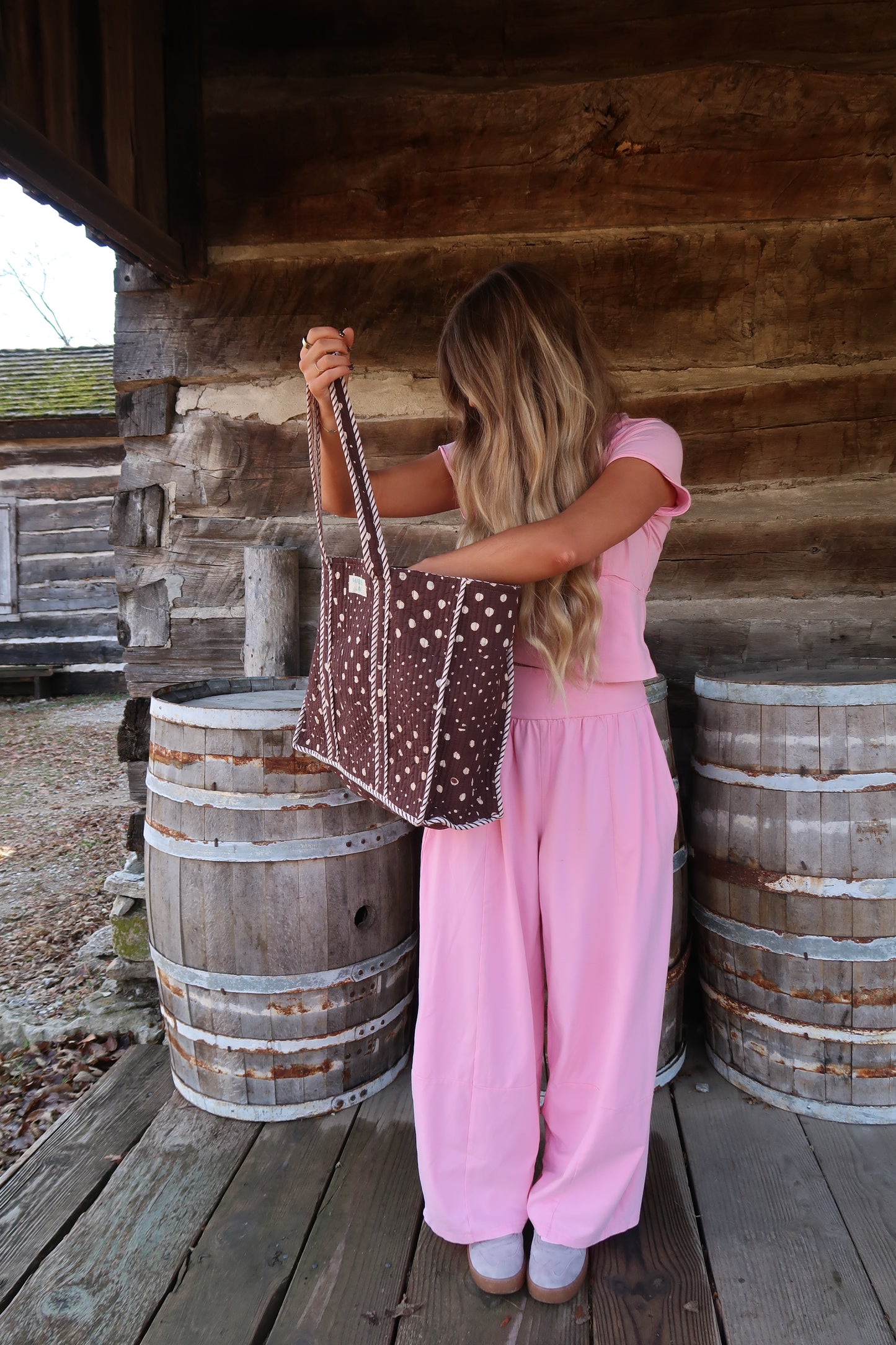 Coco Patchwork Quilted Tote Bag