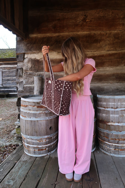 Coco Patchwork Quilted Tote Bag