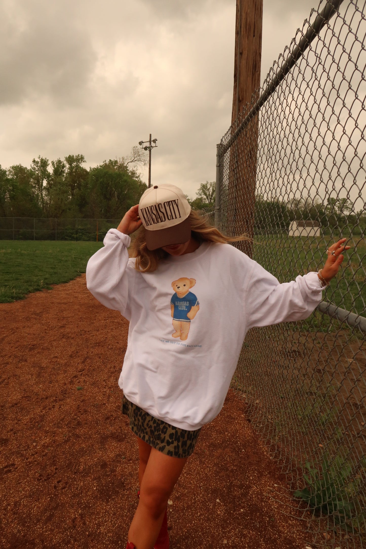 Brown Kansas City Trucker Hat