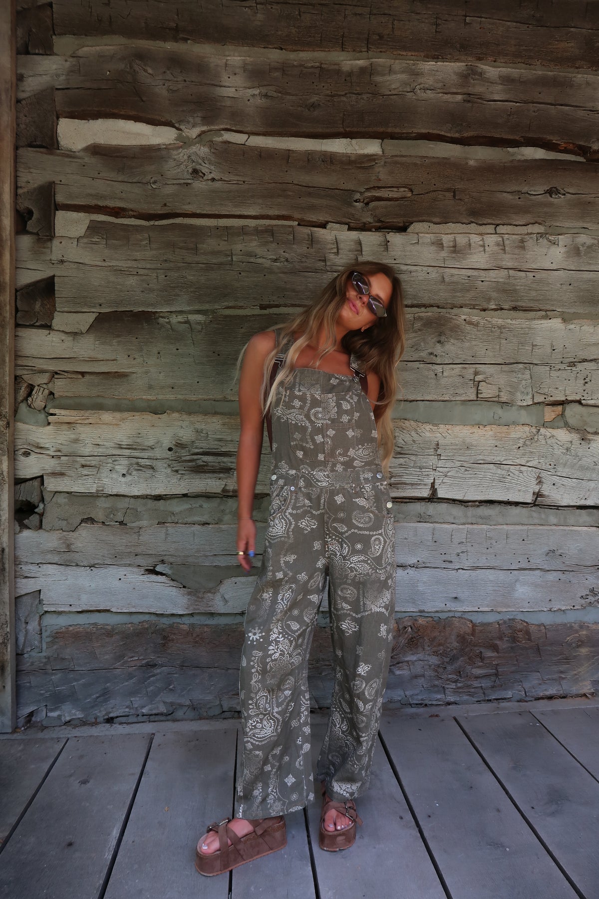 Rager Barrel Leg Overalls