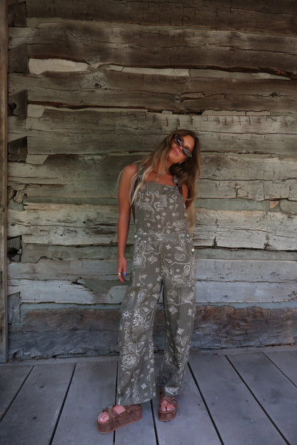 Rager Barrel Leg Overalls