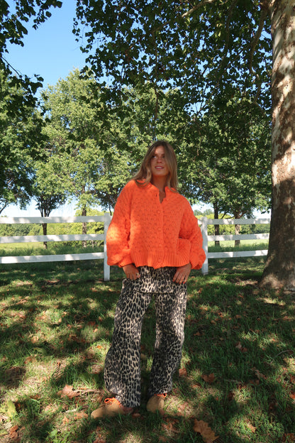Orange you Glad it's Fall Cardi