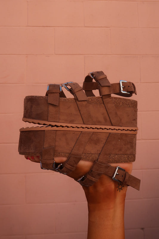 Reed Plattform Sandal