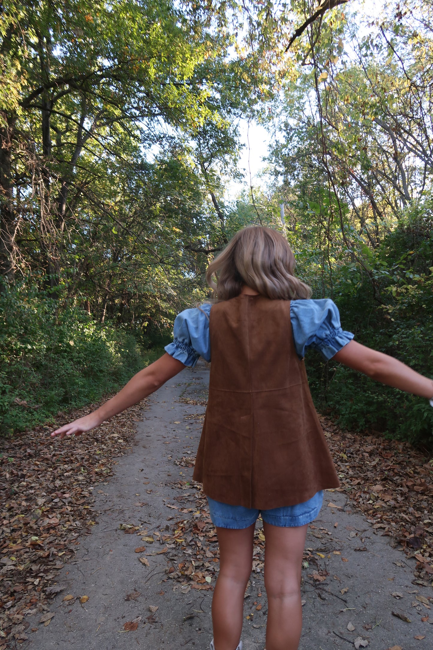So Suede Oversized  Vest