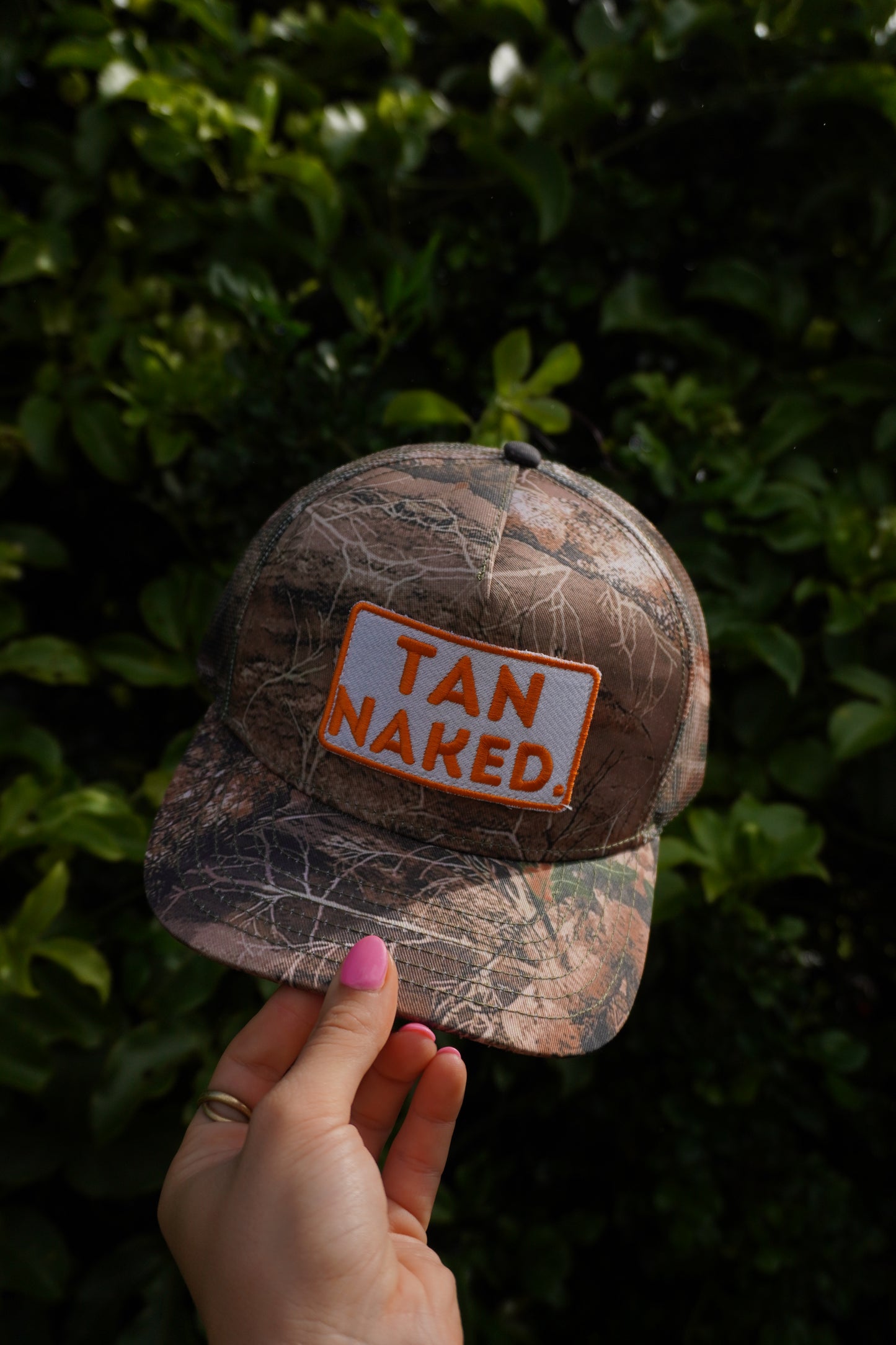 TAN NAKED Patch Hat