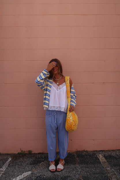 Sunny Quilted Hobo Bag