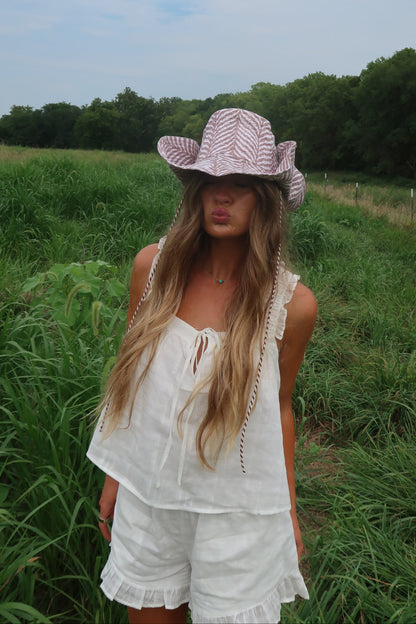 Zoey Quilted Cowboy Hat