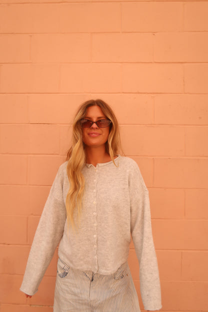 Heathered Grey Everyday cardi