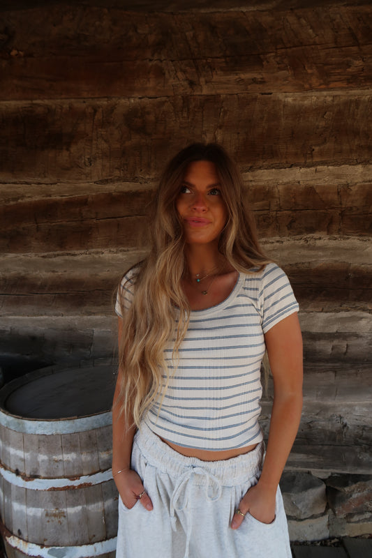 Easy Sunday Stripe Tee