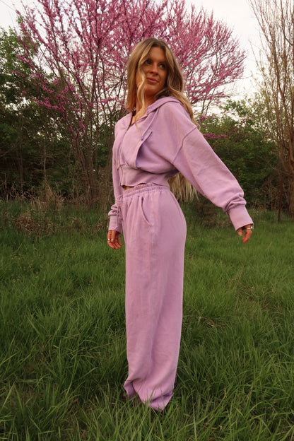 Lavender Haze Wide Leg Pant