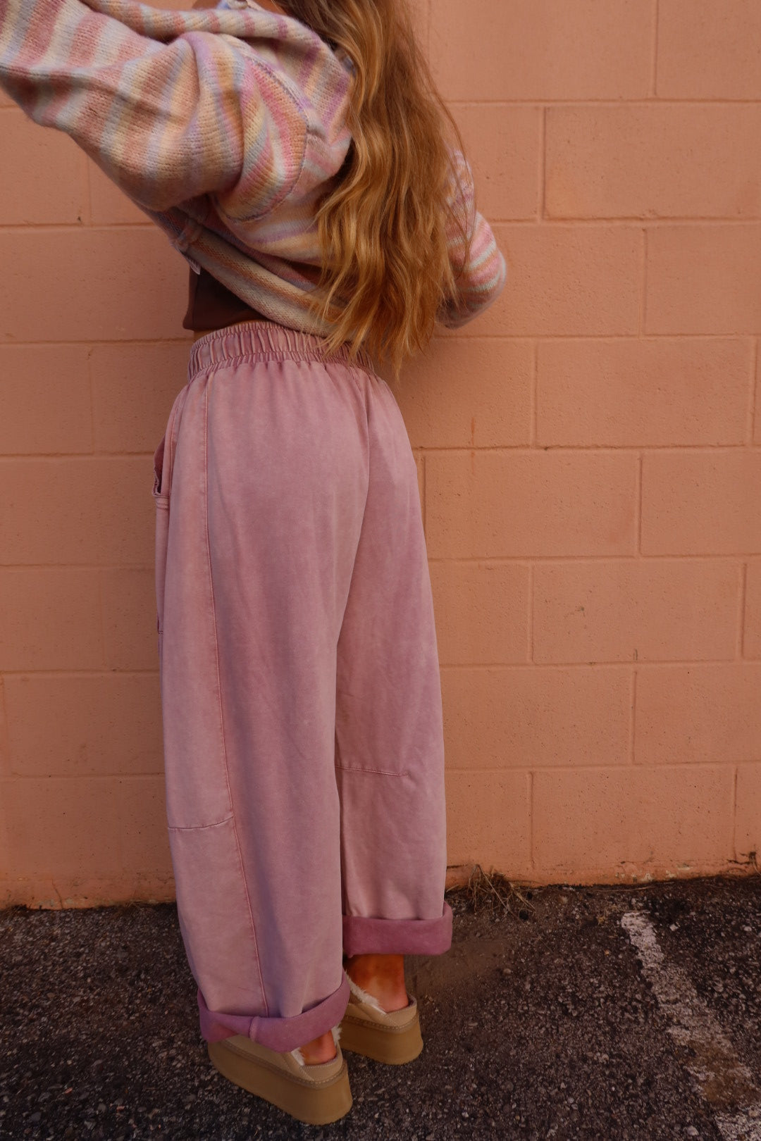 BonBon Crochet Barrel Sweats