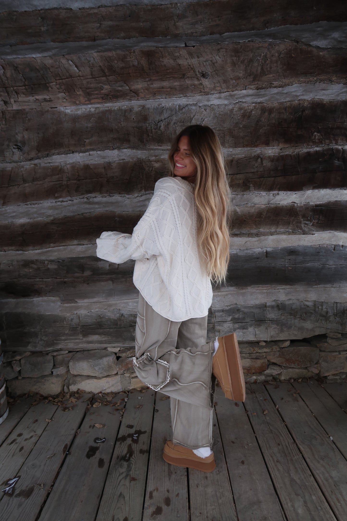 Drift Stud Wide Leg Pants