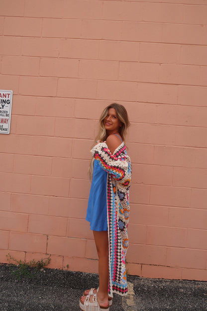 Vivid Boho Crochet Knit