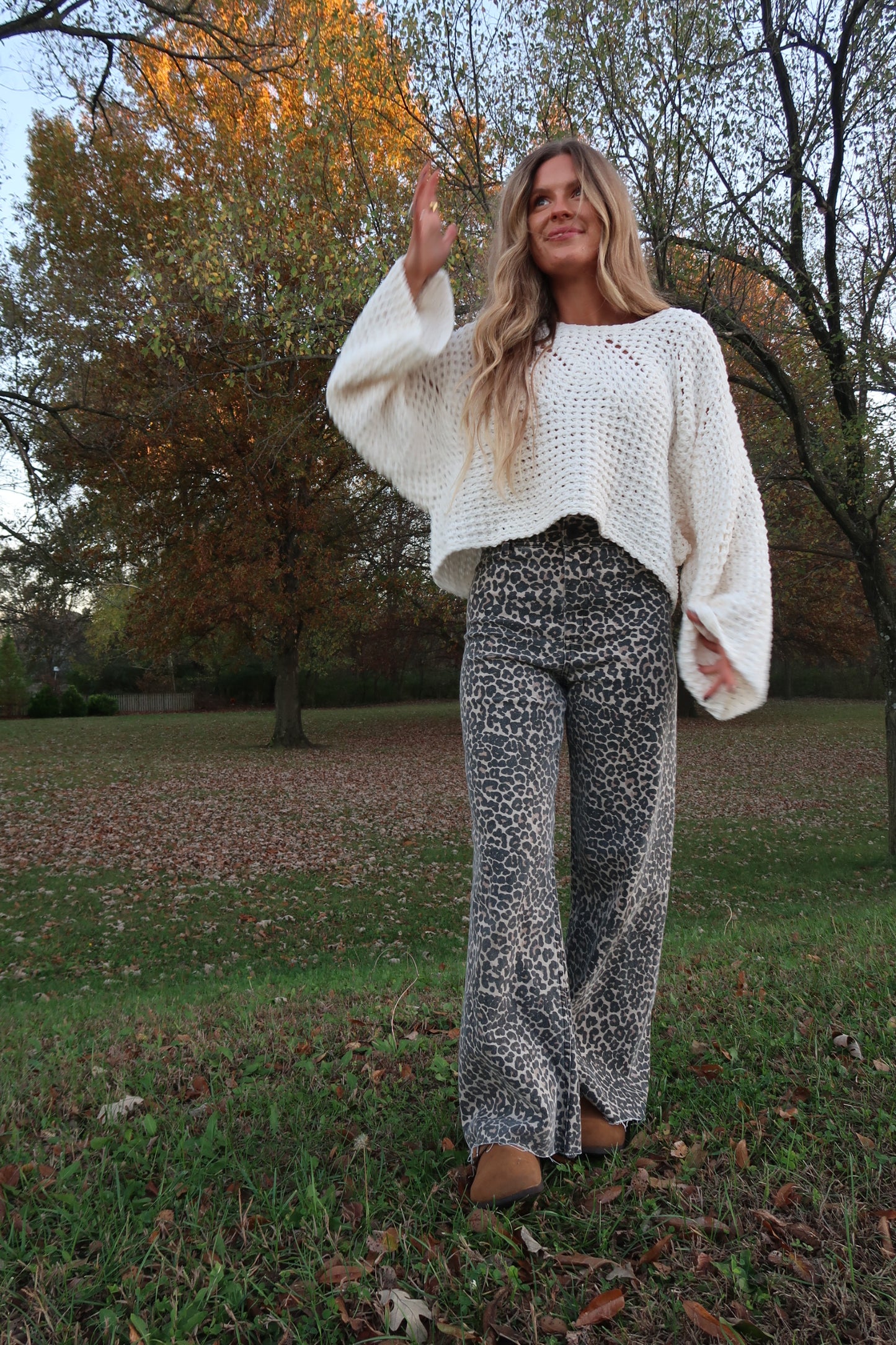 Vanilla Knit Crop Sweater