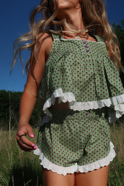 Matcha Ruffle Set