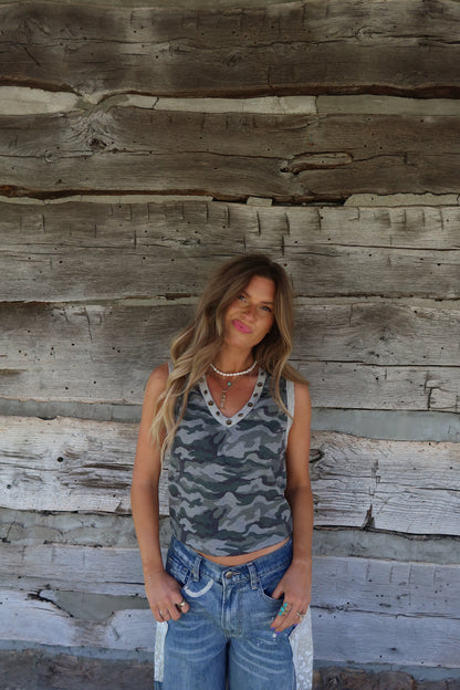 Camo Studded Tank