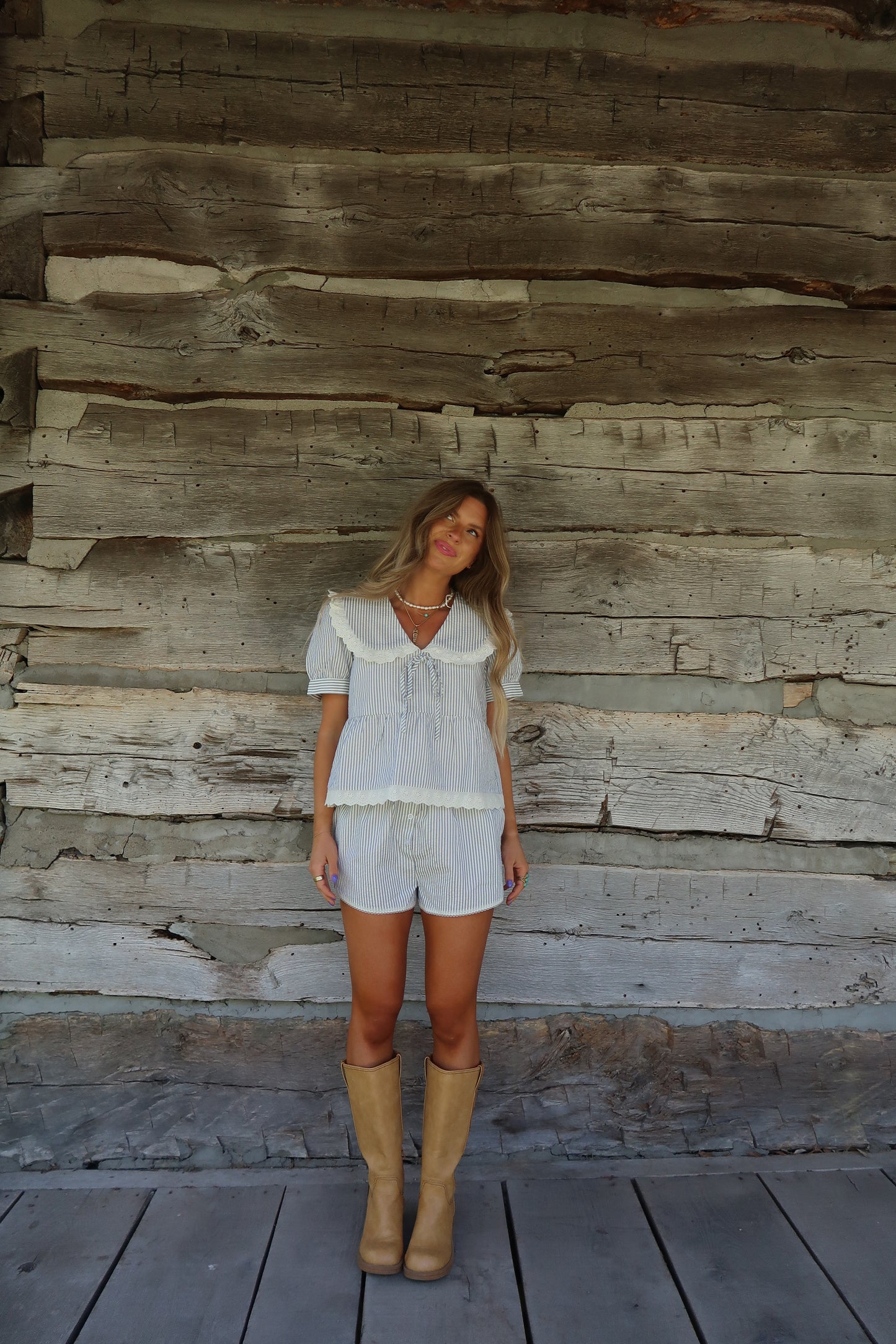 Coastal Crush Babydoll Top