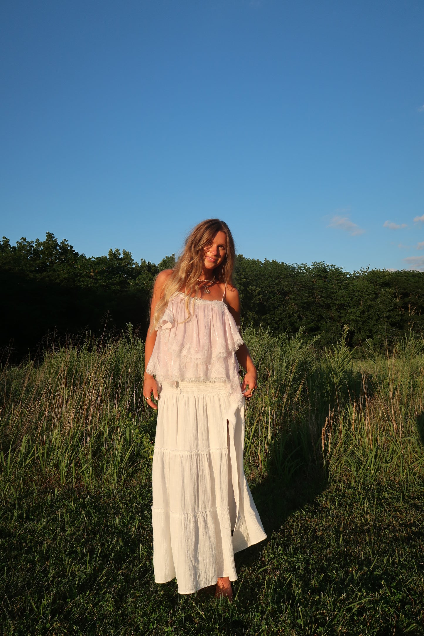 New Day Slit Maxi Skirt