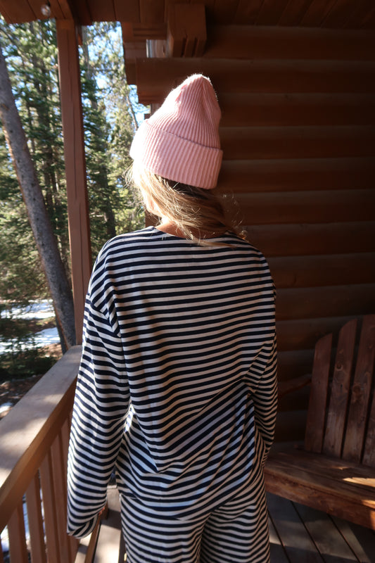 Mountain Air Stripe Long Slv