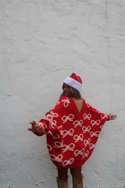 Ribbons Oversized Cardi