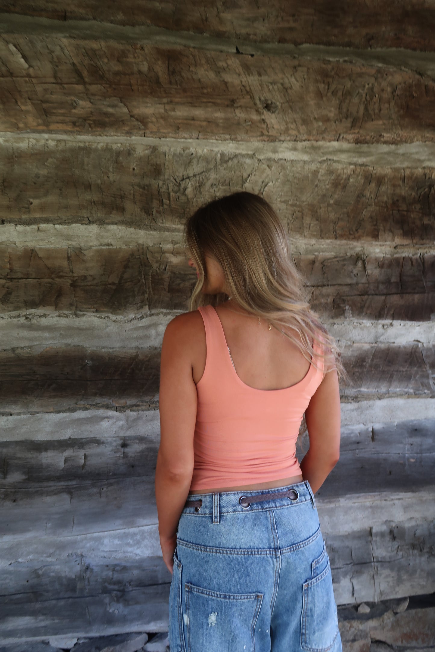 Orange Back To Basics Tank