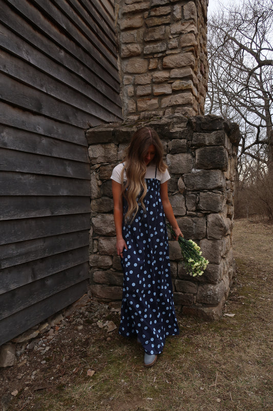 Capri Dot Maxi Dress