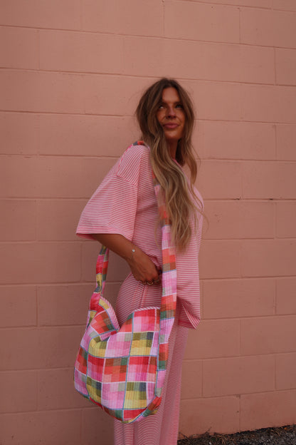 Lola Quilted Hobo Bag
