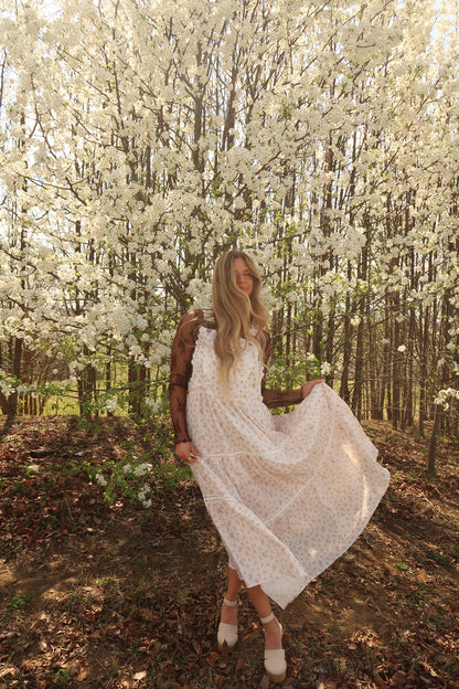Aster Floral Overall Maxi Dress