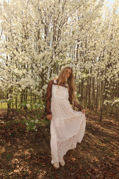 Aster Floral Overall Maxi Dress