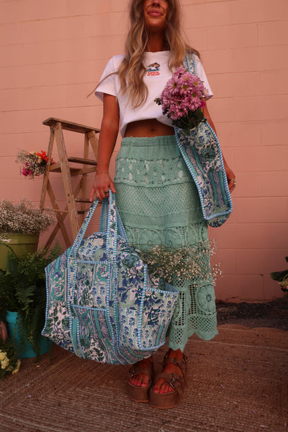 Cleo Quilted Tote Bag