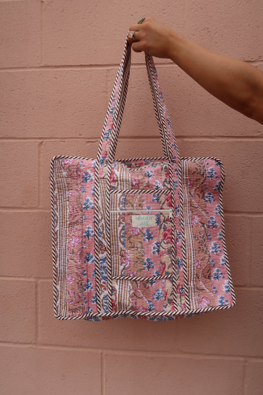 Honey Quilted Dote Bag